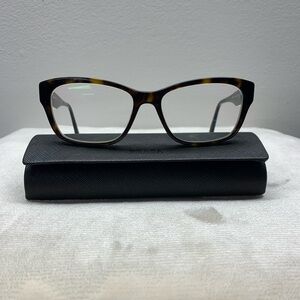 Prada Women's Tortoiseshell Optical Glasses - Black & Brown
